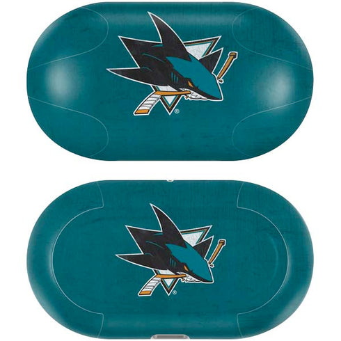 NHL San Jose Sharks Distressed Galaxy Buds Plus Skin