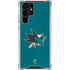 NHL San Jose Sharks Distressed Galaxy S23 Ultra Clear Case