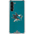 NHL San Jose Sharks Distressed Galaxy S24 FE Clear Case