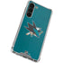 NHL San Jose Sharks Distressed Galaxy S24 FE Clear Case