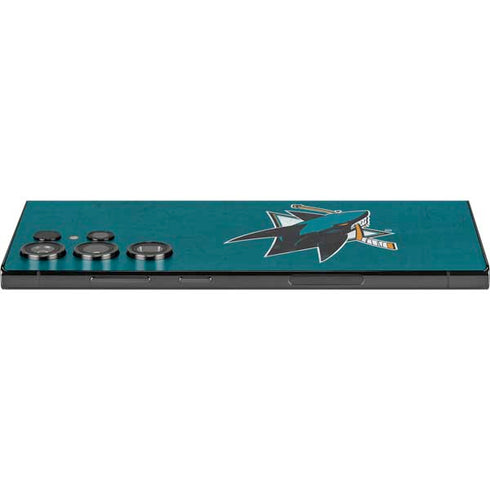 NHL San Jose Sharks Distressed Galaxy S25 Ultra Skin