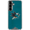 NHL San Jose Sharks Distressed Galaxy S26 Clear Case