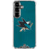 NHL San Jose Sharks Distressed Galaxy S26 Clear Case