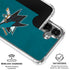 NHL San Jose Sharks Distressed Galaxy S26 Clear Case