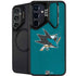 NHL San Jose Sharks Distressed Galaxy S26 Plus Kickstand Case