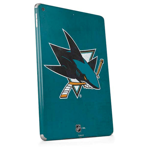 NHL San Jose Sharks Distressed Apple iPad Skin
