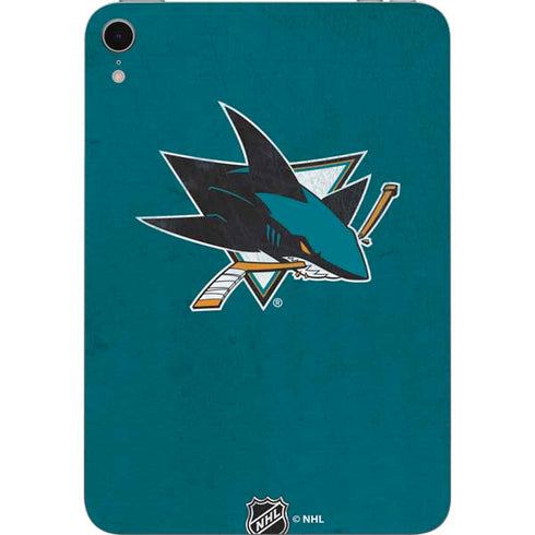 NHL San Jose Sharks Distressed Apple iPad Mini Skin