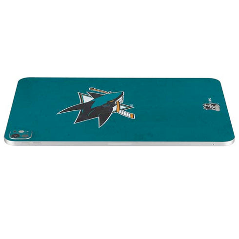 NHL San Jose Sharks Distressed iPad Pro 13in M4 (2024) Skin
