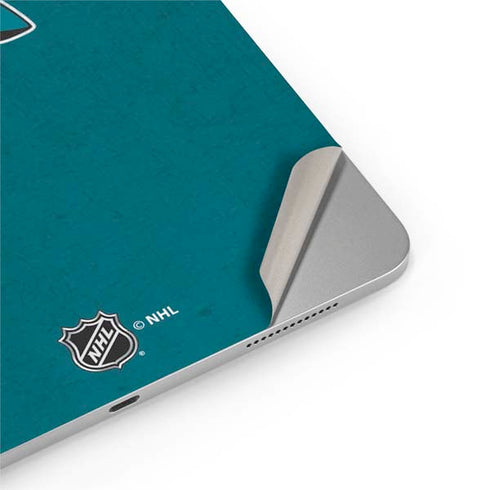 NHL San Jose Sharks Distressed iPad Pro 13in M4 (2024) Skin
