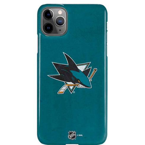 NHL San Jose Sharks Distressed iPhone Cases