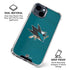 NHL San Jose Sharks Distressed iPhone 15 Clear Case