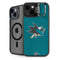 NHL San Jose Sharks Distressed iPhone 15 Kickstand Case