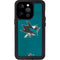 NHL San Jose Sharks Distressed iPhone 15 Pro Waterproof Case