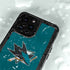 NHL San Jose Sharks Distressed iPhone 15 Pro Waterproof Case