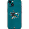 NHL San Jose Sharks Distressed iPhone 15 Skin