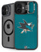 NHL San Jose Sharks Distressed iPhone 16 Kickstand Case