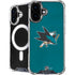 NHL San Jose Sharks Distressed iPhone 16 MagSafe Case