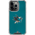 NHL San Jose Sharks Distressed iPhone 16 Pro Clear Case