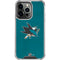 NHL San Jose Sharks Distressed iPhone 16 Pro Max Clear Case
