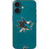 NHL San Jose Sharks Distressed iPhone 16 Skin