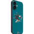 NHL San Jose Sharks Distressed iPhone 16 Skin