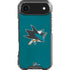NHL San Jose Sharks Distressed iPhone 17 Air Clear Case
