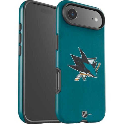 NHL San Jose Sharks Distressed iPhone 17 Air Impact Case