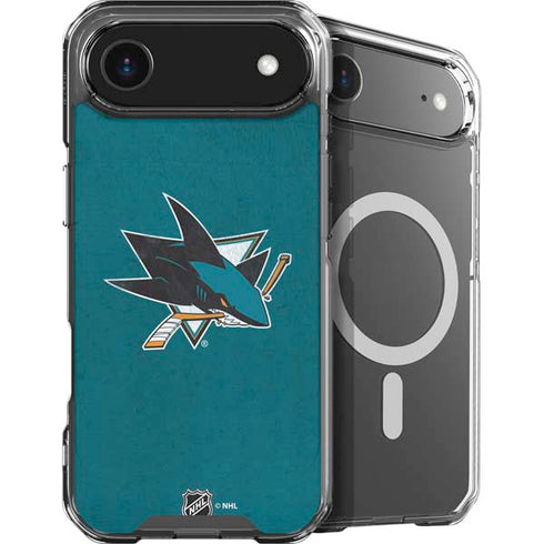 NHL San Jose Sharks Distressed iPhone 17 Air MagSafe Case