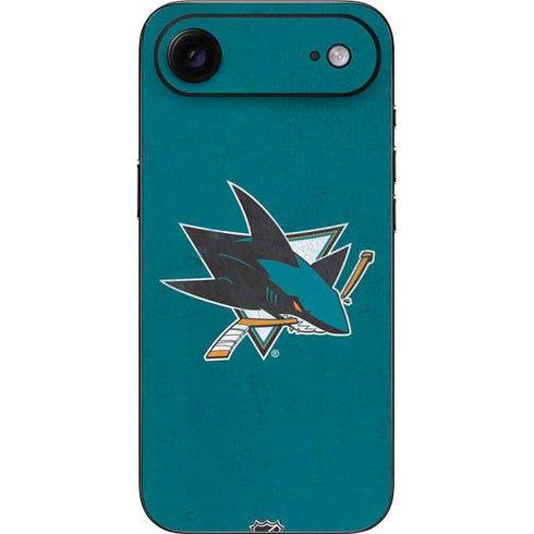 NHL San Jose Sharks Distressed iPhone 17 Air Skin