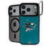 NHL San Jose Sharks Distressed iPhone 17 Pro Kickstand Case