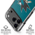 NHL San Jose Sharks Distressed iPhone 17 Pro Max Clear Case