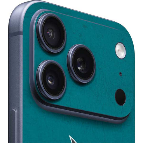 NHL San Jose Sharks Distressed iPhone 17 Pro Skin