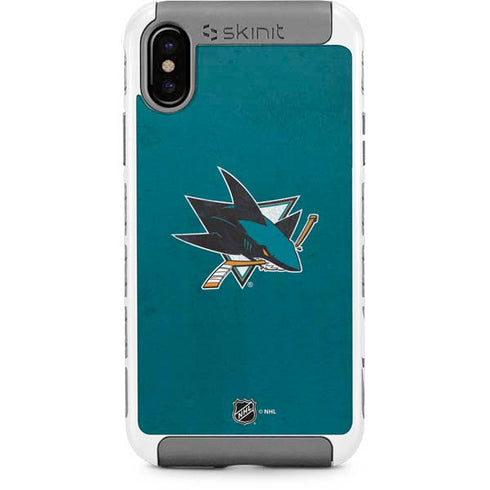 NHL San Jose Sharks Distressed iPhone Cases