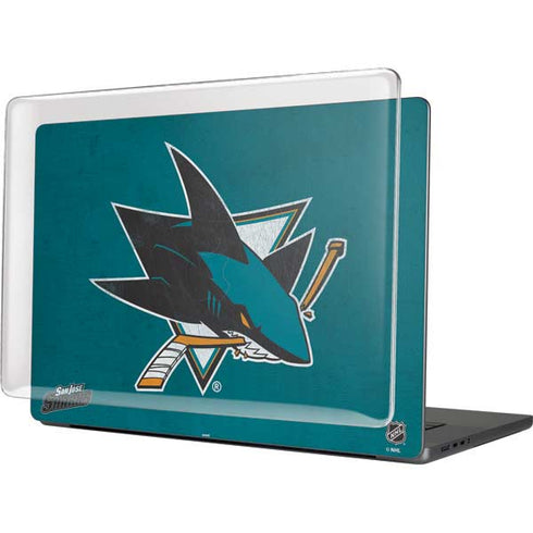 NHL San Jose Sharks Distressed MacBook Cases