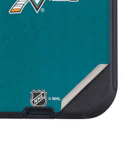 NHL San Jose Sharks Distressed Otterbox Defender iPhone Skin