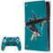 NHL San Jose Sharks Distressed PS5 Pro Bundle Skin