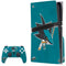 NHL San Jose Sharks Distressed PS5 Pro Disk Bundle Skin