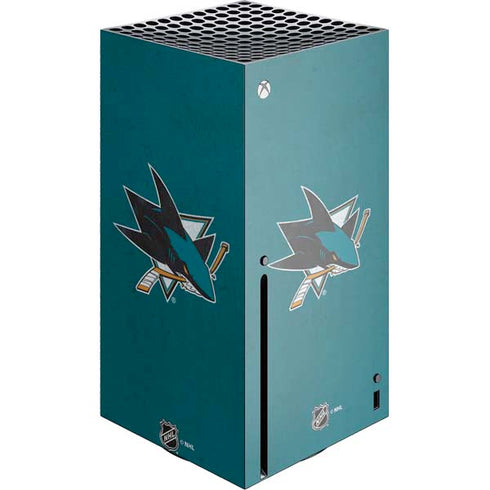 NHL San Jose Sharks Distressed Xbox Series X Skins