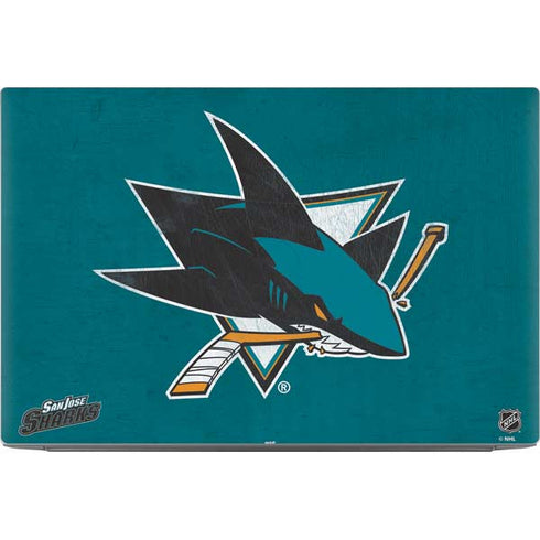 NHL San Jose Sharks Distressed Dell XPS Skin