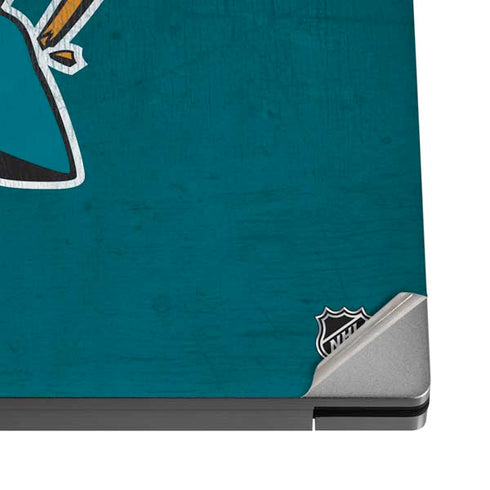 NHL San Jose Sharks Distressed Dell XPS Skin