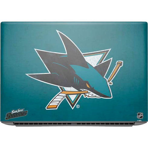 NHL San Jose Sharks Distressed HP ZBook Fury 16 G10 Skin