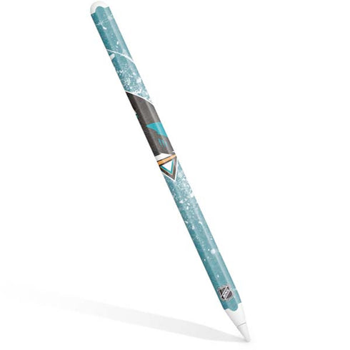 NHL San Jose Sharks Frozen Apple Pencil (2nd Gen 2019) Skin