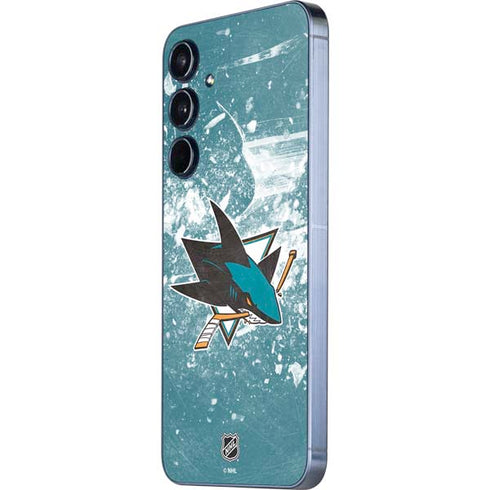 NHL San Jose Sharks Frozen Galaxy A55 5G Skin