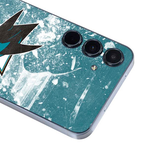 NHL San Jose Sharks Frozen Galaxy A55 5G Skin