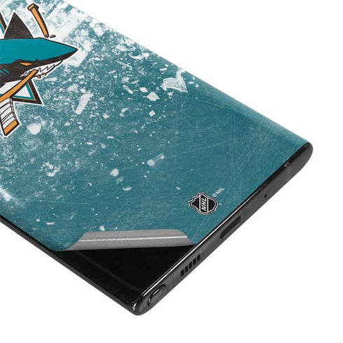 NHL San Jose Sharks Frozen Galaxy Note 10 Plus Skin