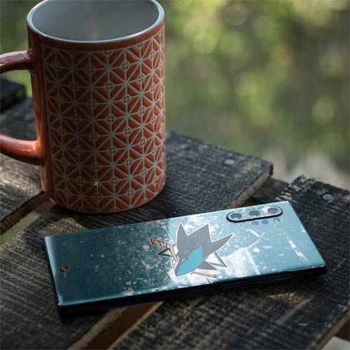 NHL San Jose Sharks Frozen Galaxy Note 10 Plus Skin