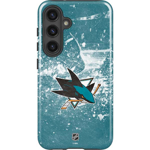 NHL San Jose Sharks Frozen Galaxy S25 Impact Case