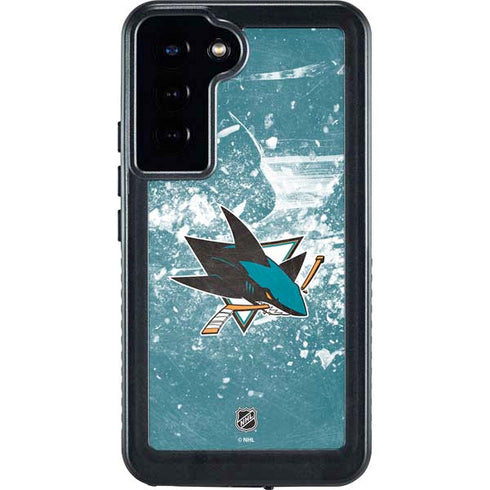 NHL San Jose Sharks Frozen Galaxy S24 Plus Waterproof Case