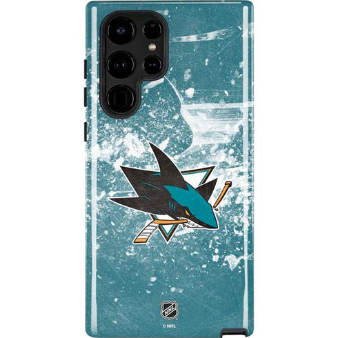 NHL San Jose Sharks Frozen Galaxy S25 Ultra Impact Case