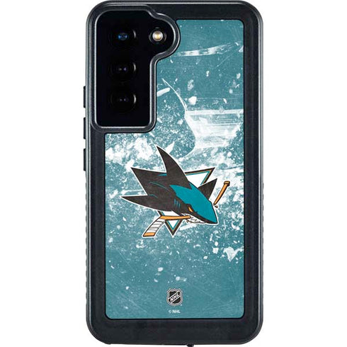 NHL San Jose Sharks Frozen Galaxy S24 Waterproof Case